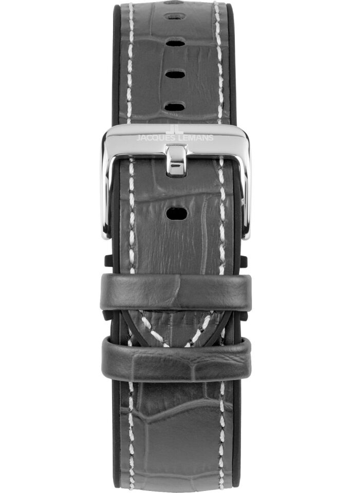 Jacques Lemans Liverpool JL.1-2205E Quartz Deri Siyah 20 ATM 41 mm Erkek Kol Saati