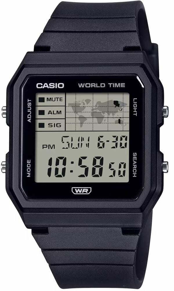 Casio LF-30W-1ADF Quartz Dijital Silikon Siyah 34 mm Erkek Kol Saati