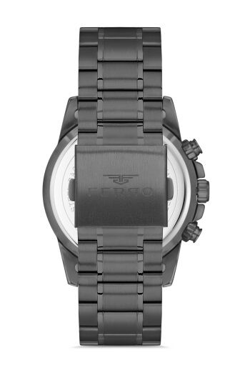 Ferro Gri Çelik kordon Erkek Kol Saati FM31302A-V