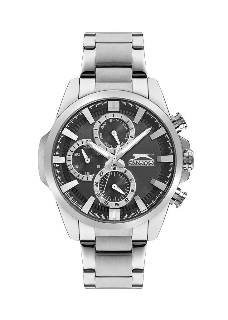 Slazenger SL.09.1922.2.02 Quartz Çelik Gri 44 mm Erkek Kol Saati