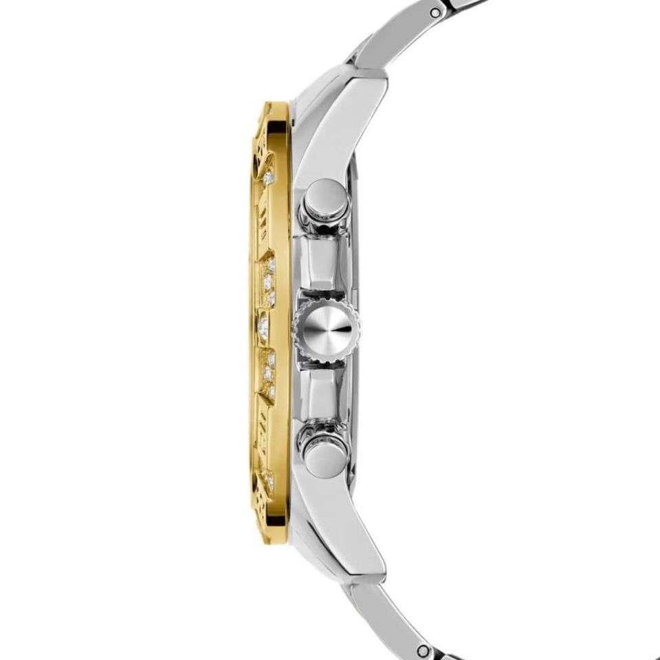 Guess GUGW0796G3 Quartz Çelik Altın/Gri Siyah Kadran 48 mm Erkek Kol Saati