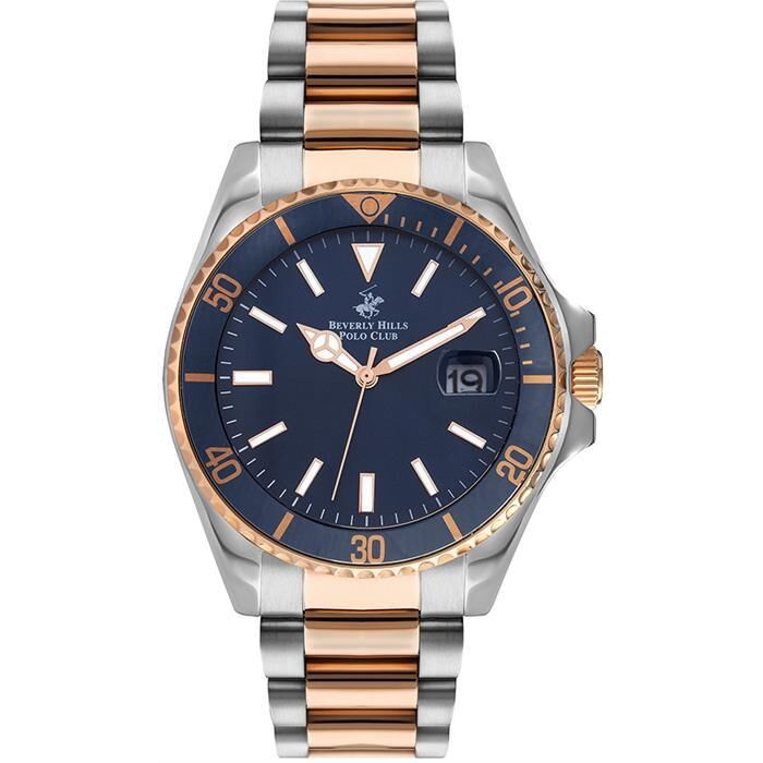 Beverly Hills Polo Club BP3125X.590 43 mm Gri\Rose Erkek Kol Saati