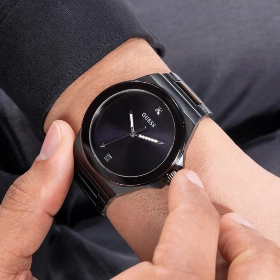 Guess GUGW0833G2 Pırlantalı Erkek Kol Saati