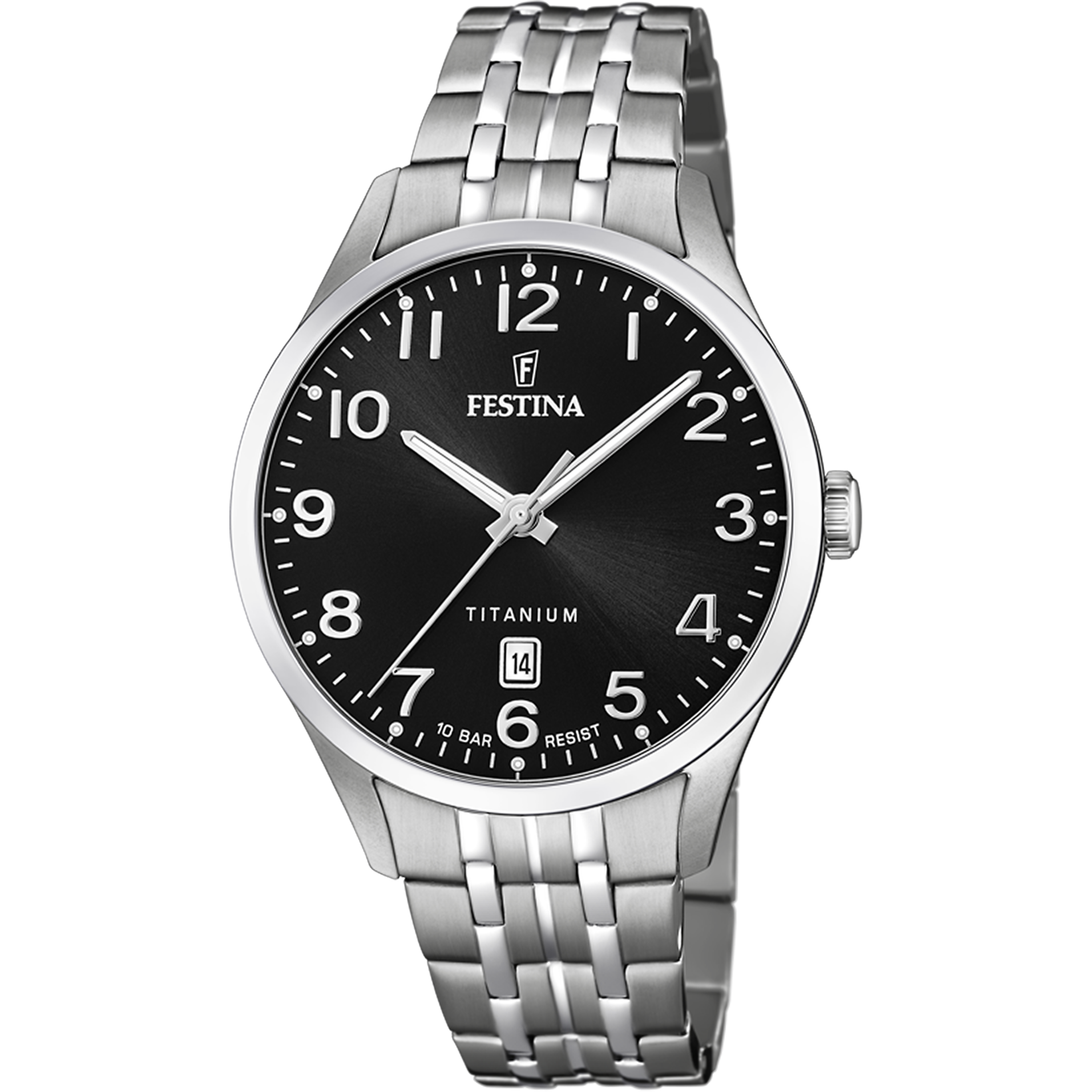 Festina F20466/3 Quartz Titanyum Gri Siyah Kadran 10 ATM 40 mm Erkek Kol Saati