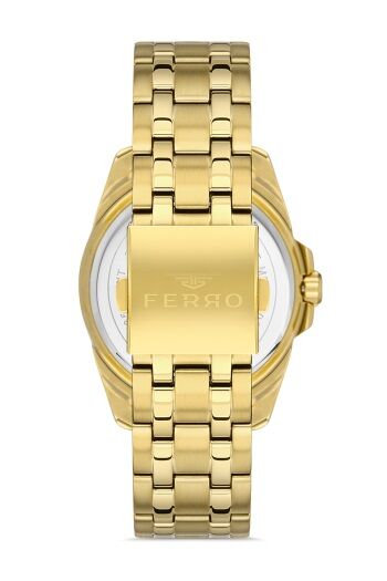 Ferro F11323A-B 43 mm Altın Erkek Kol Saati