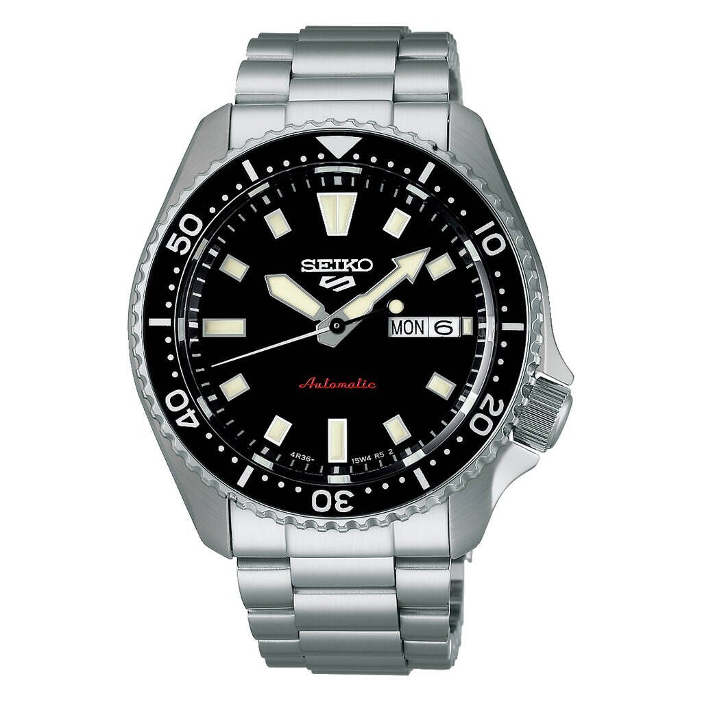 Seiko SRPL85K Otomatik Çelik Gri Siyah Kadran 10 ATM 43 mm Erkek Kol Saati