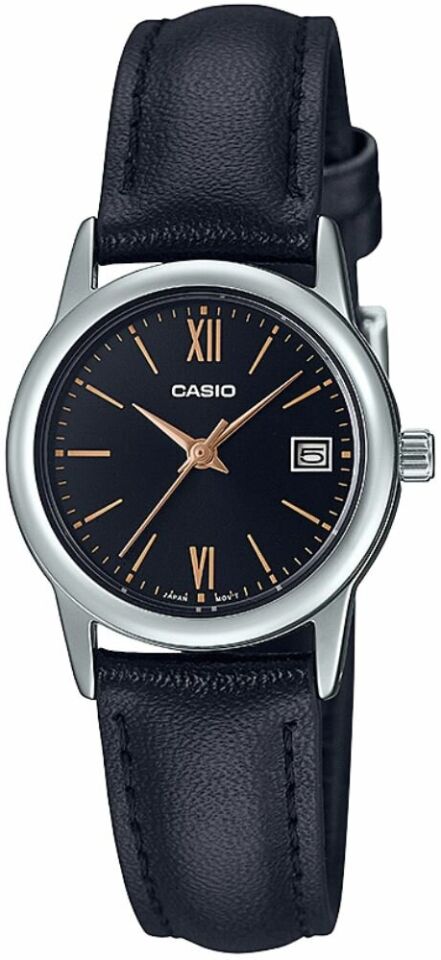 Casio LTP-V002L-1B3UDF Quartz Deri Siyah 25 mm Kadın Kol Saati