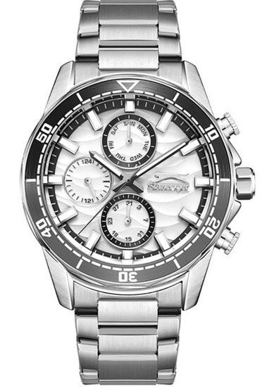 Slazenger SL.09.2434.2.07 Quartz Çelik Gri 42 mm Erkek Kol Saati