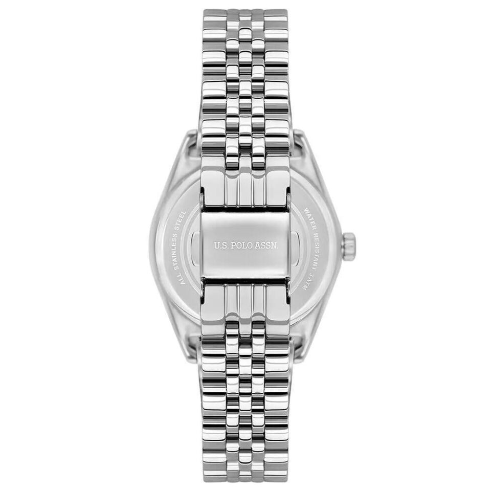 U.s. Polo Assn. USPA2045-10 Quartz Çelik Gri Pembe Kadran 34 mm Kadın Kol Saati