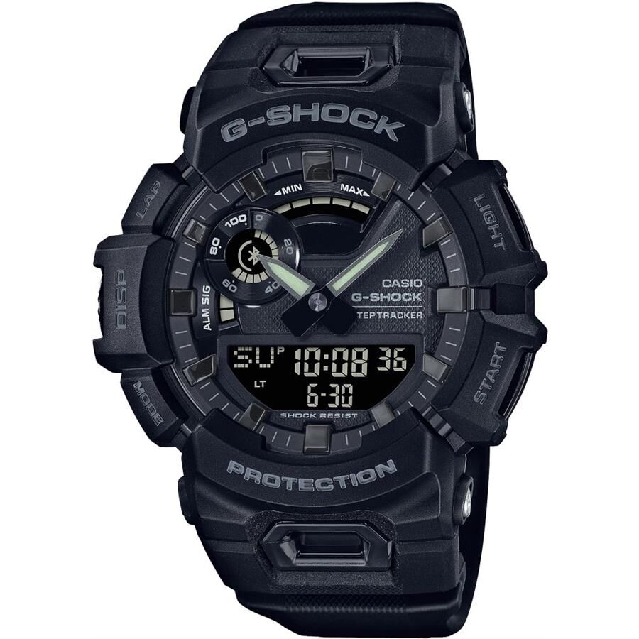 Casio GBA-900-1ADR Quartz Silikon Siyah 20 ATM 49 mm Erkek Kol Saati