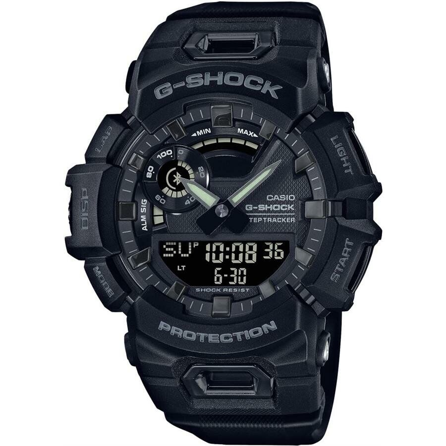 Casio GBA-900-1ADR Quartz Silikon Siyah 20 ATM 49 mm Erkek Kol Saati
