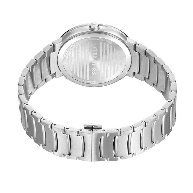 Cerruti 1881 CIWGA0043103 Quartz Çelik Gri Yeşil Kadran 42 mm Erkek Kol Saati