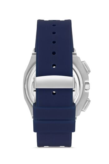 Ferro Quartz Silikon Lacivert 43 mm Fonksiyonları Aktif Erkek Kol Saati