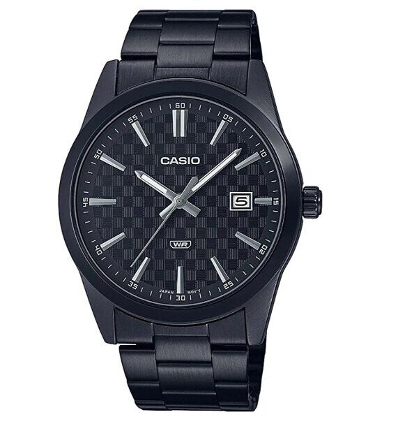 Casio MTP-VD03B-1AUDF Quartz Çelik Siyah 41 mm Erkek Kol Saati
