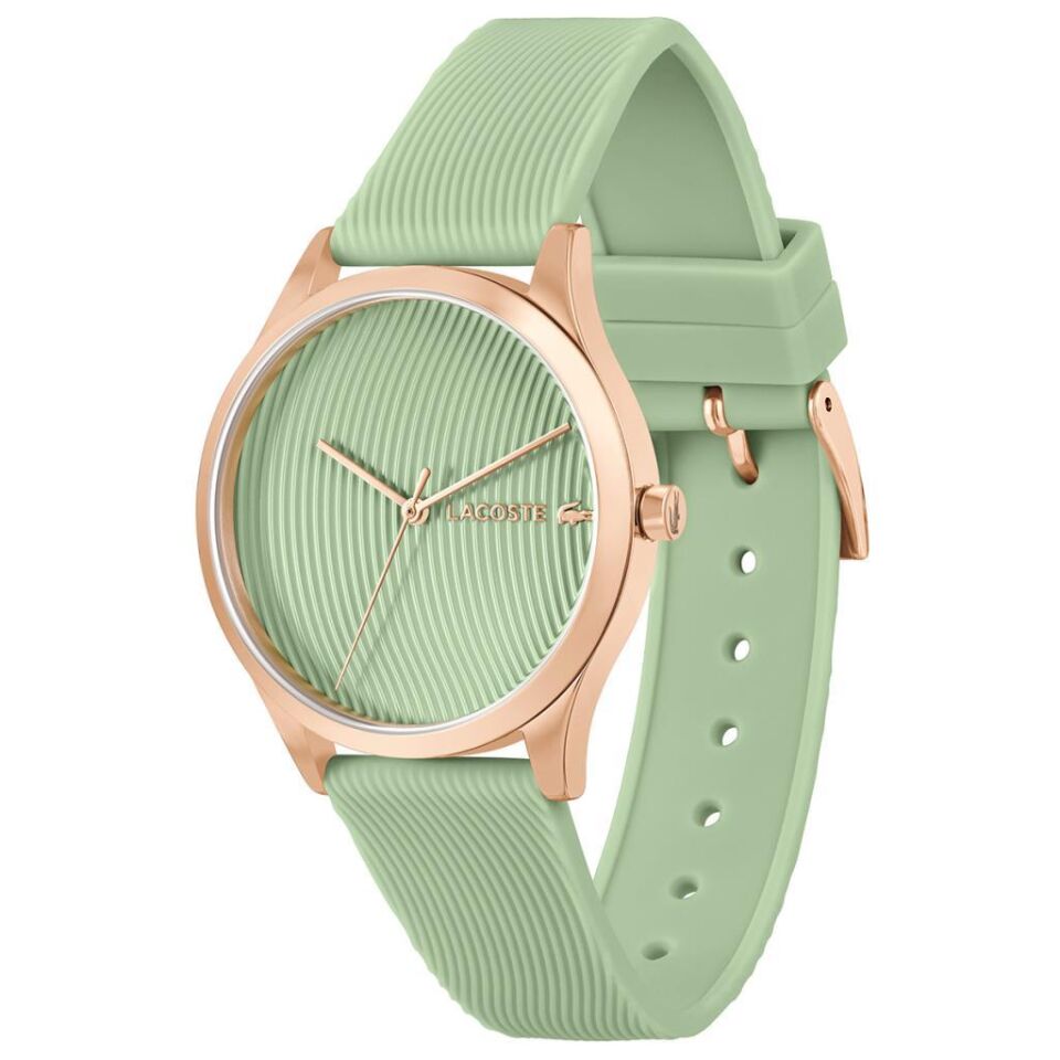 Lacoste 2001354 Quartz Silikon Yeşil 36 mm Kadın Kol Saati
