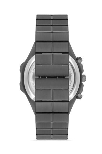 Ferro Quartz Çelik Gri 42 mm Erkek Kol Saati