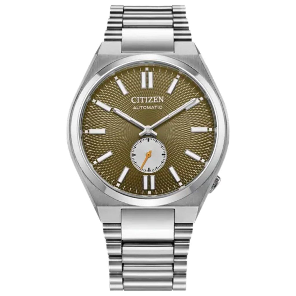 Citizen NK5010-51X Otomatik Çelik Gri Yeşil Kadran Safir Cam 40 mm Erkek Kol Saati