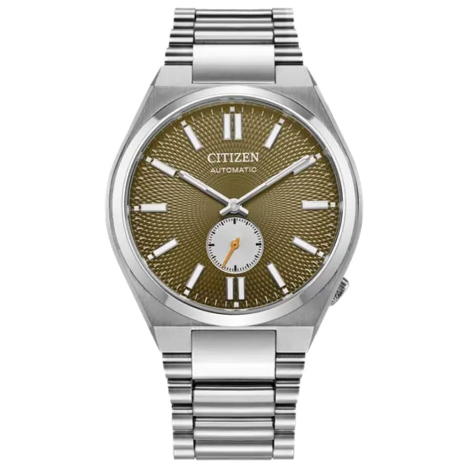 Citizen NK5010-51X Otomatik Çelik Gri Yeşil Kadran Safir Cam 40 mm Erkek Kol Saati