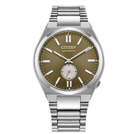 Citizen NK5010-51X Otomatik Çelik Gri Yeşil Kadran Safir Cam 40 mm Erkek Kol Saati