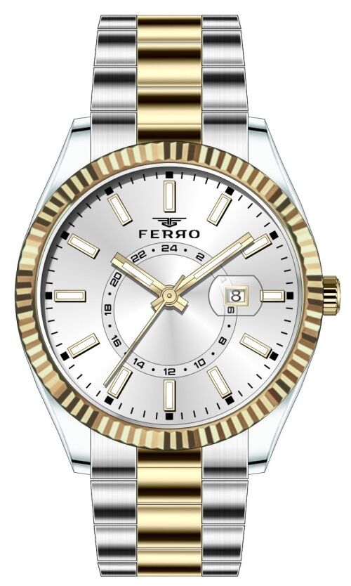 Ferro F11288A-D 40 mm Siyah Erkek Kol Saat