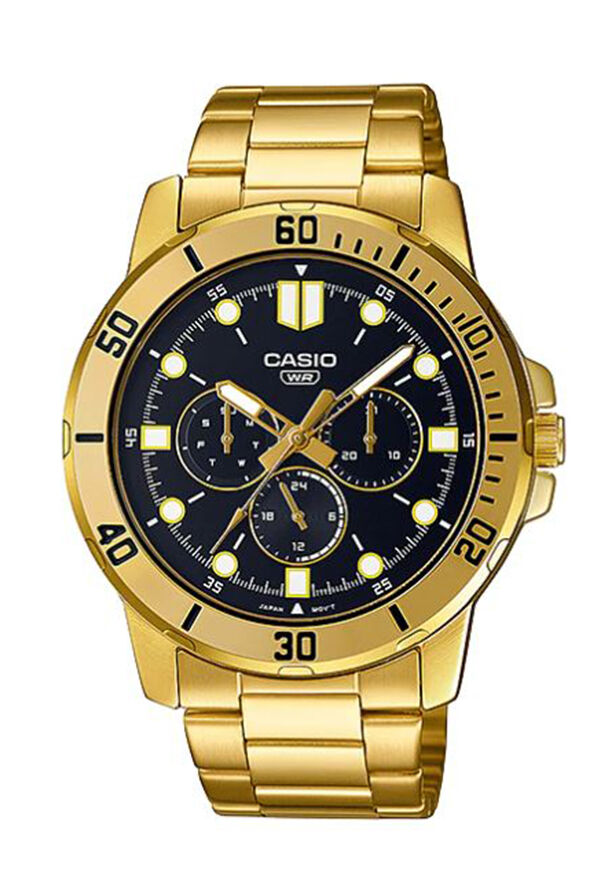 Casio MTP-VD300G-1EUDF Quartz Çelik Altın Rengi 45 mm Erkek Kol Saati