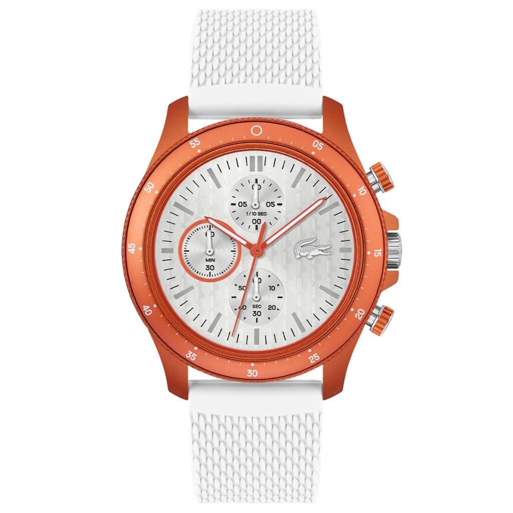 Lacoste 2011329 Quartz Silikon Beyaz 43 mm Erkek Kol Saati