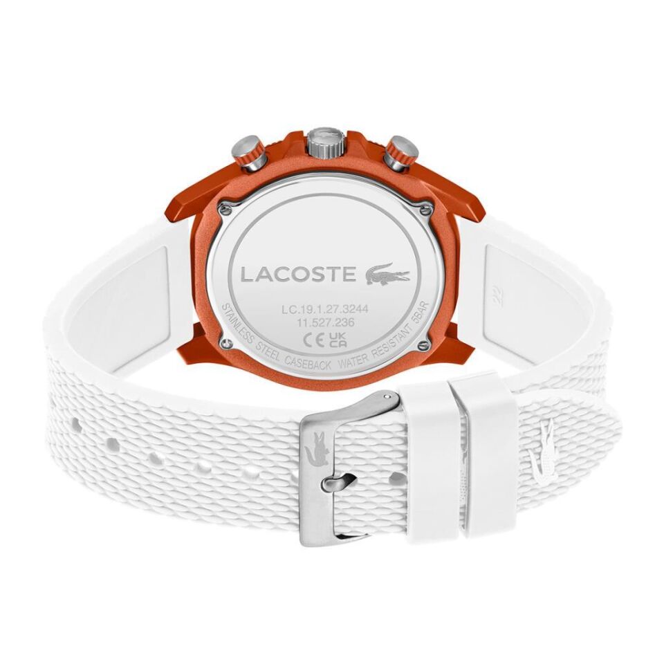Lacoste 2011329 Quartz Silikon Beyaz 43 mm Erkek Kol Saati