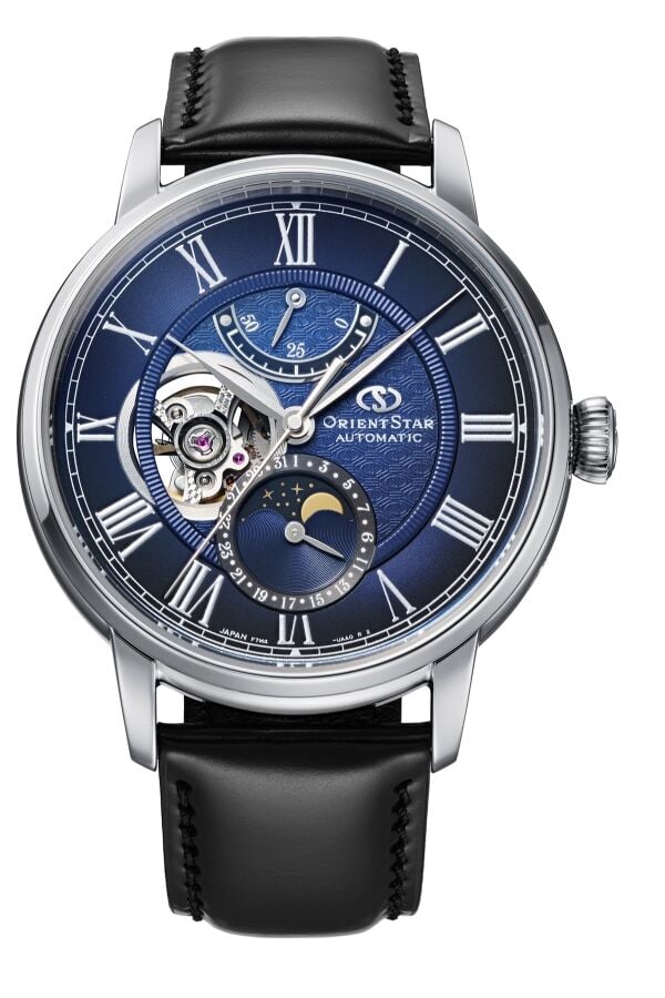 Orient Star Sun&Moon RE-BT0006L00B Otomatik Çelik Lacivert Kadran Safir Cam 41 mm Erkek Kol Saati