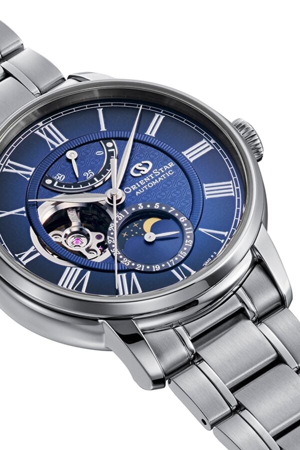 Orient Star Sun&Moon RE-BT0006L00B Otomatik Çelik Lacivert Kadran Safir Cam 41 mm Erkek Kol Saati