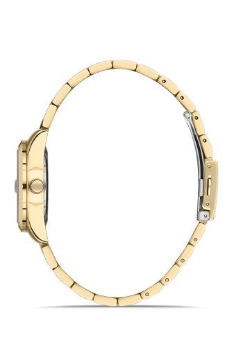 Ferro 33 mm Sarı Çelik Kordon Kadın Kol Saati FL21295A-B FL21295A-B