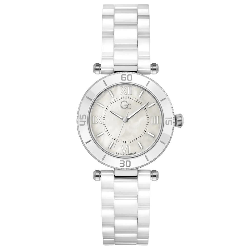 Gc GCZ05008L1MF Quartz Çelik Gri Beyaz Kadran 10 ATM 34 mm Kadın Kol Saati