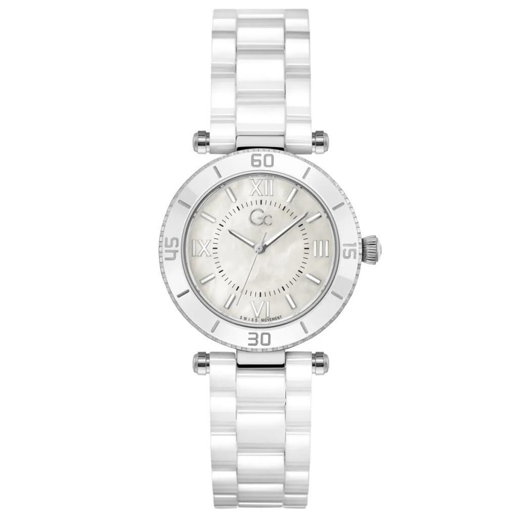 Gc GCZ05008L1MF Quartz Çelik Gri Beyaz Kadran 10 ATM 34 mm Kadın Kol Saati