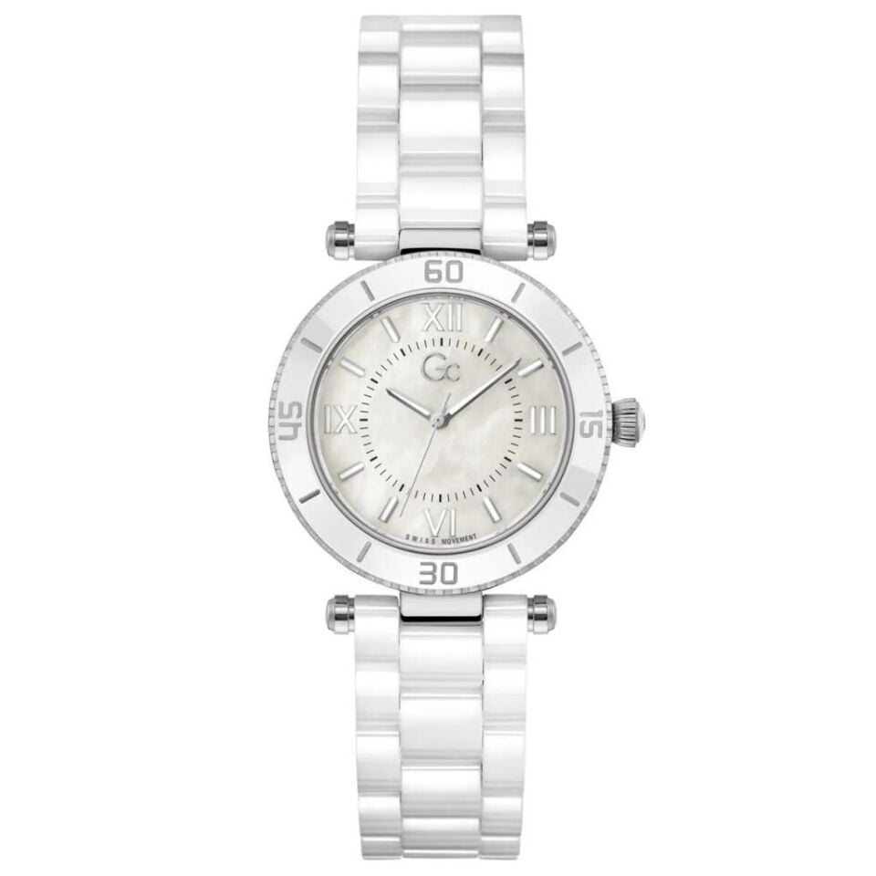 Gc GCZ05008L1MF Quartz Çelik Gri Beyaz Kadran 10 ATM 34 mm Kadın Kol Saati