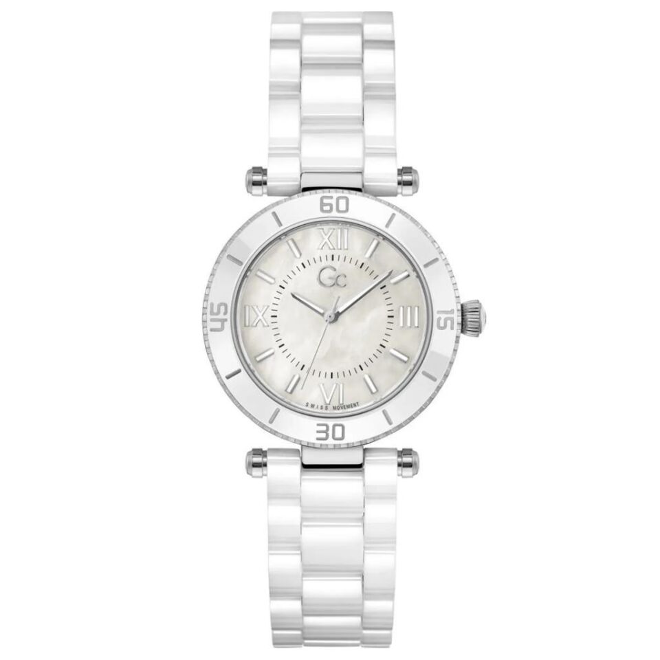 Gc GCZ05008L1MF Quartz Çelik Gri Beyaz Kadran 10 ATM 34 mm Kadın Kol Saati