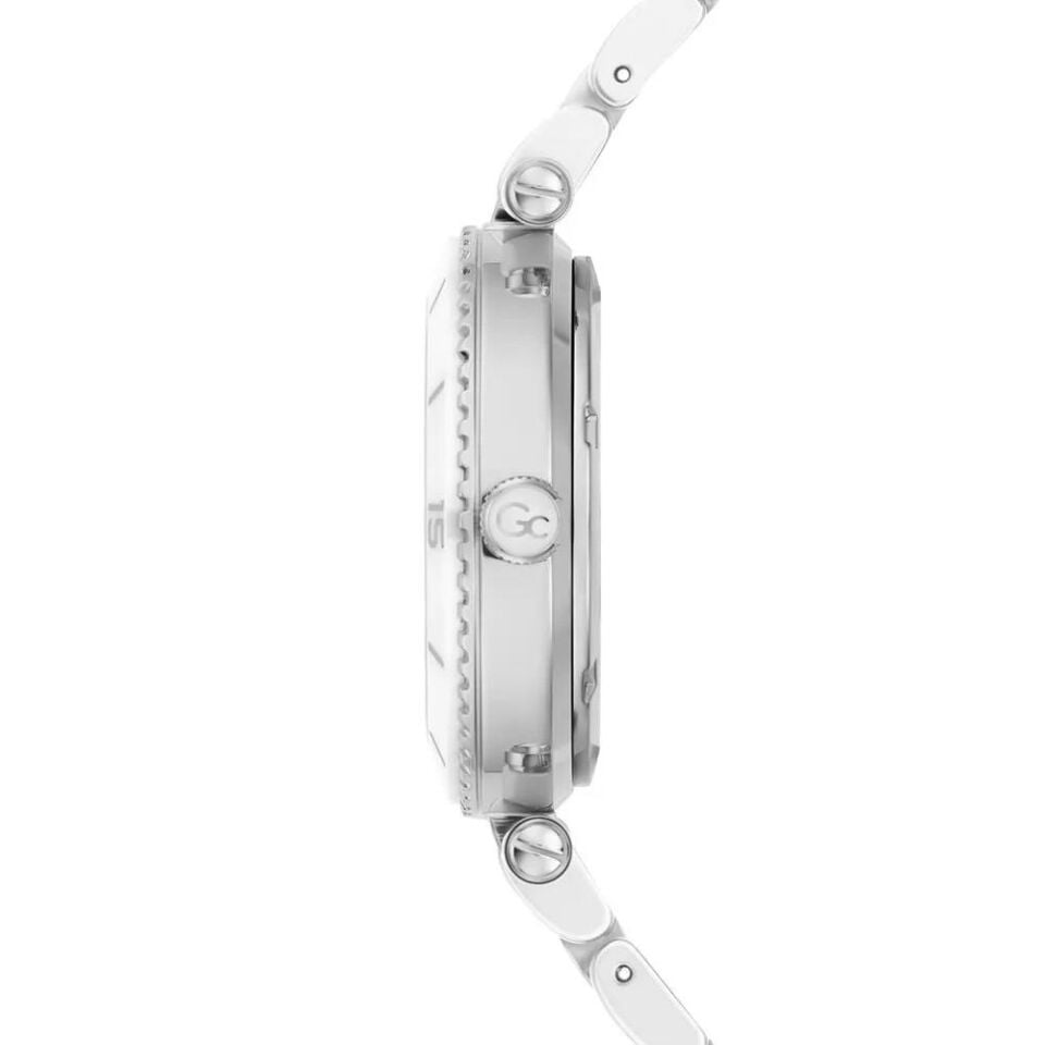 Gc GCZ05008L1MF Quartz Çelik Gri Beyaz Kadran 10 ATM 34 mm Kadın Kol Saati