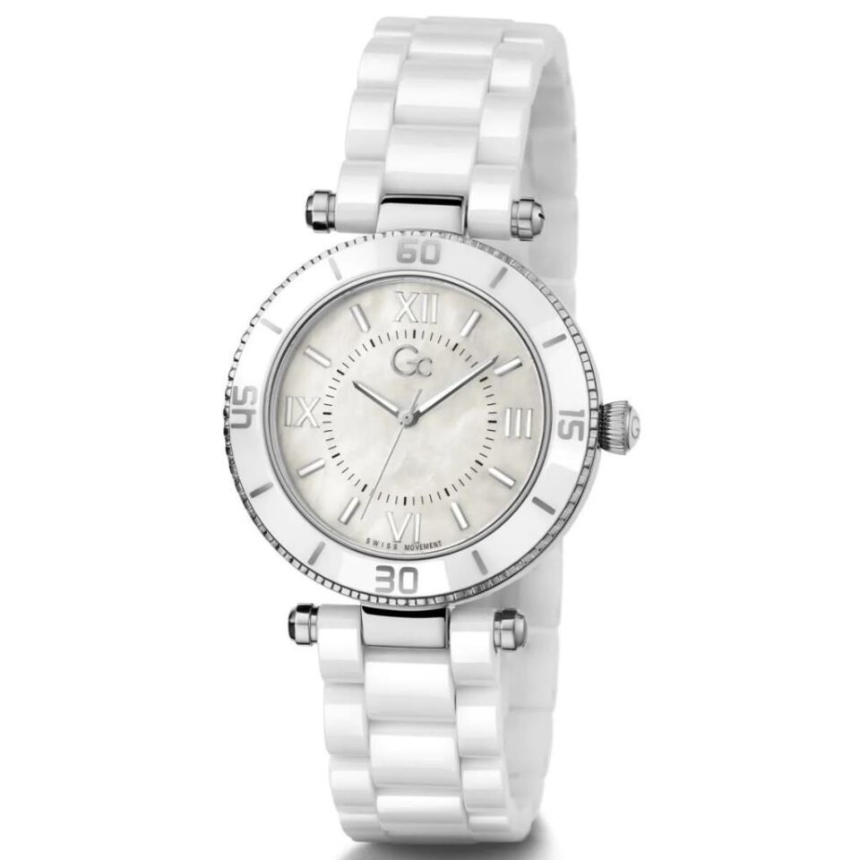 Gc GCZ05008L1MF Quartz Çelik Gri Beyaz Kadran 10 ATM 34 mm Kadın Kol Saati