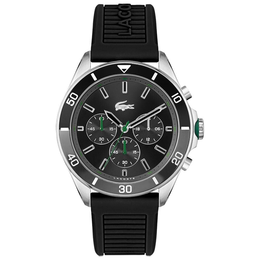Lacoste 2011152 44 mm Siyah Erkek Kol Saati