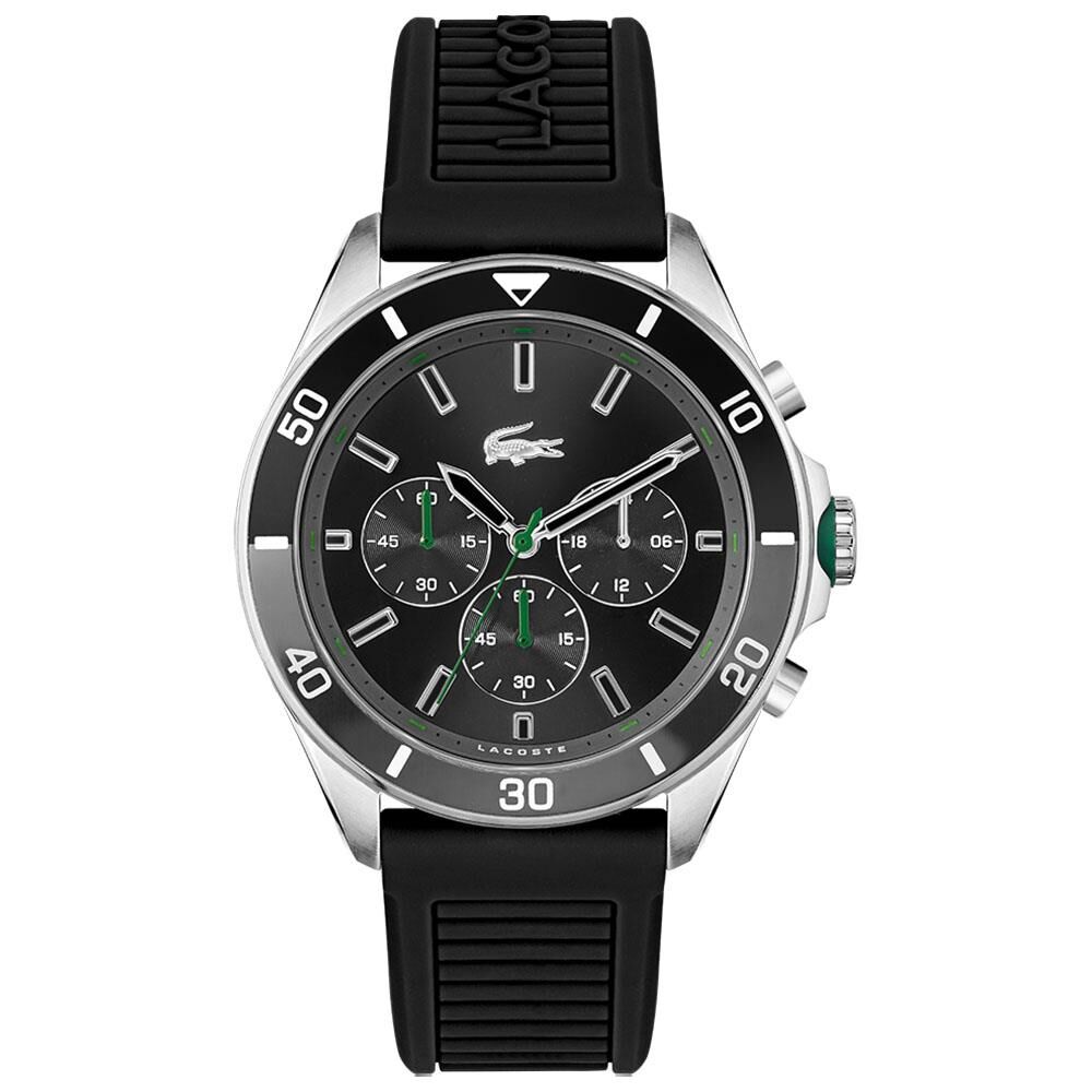Lacoste 2011152 44 mm Siyah Erkek Kol Saati