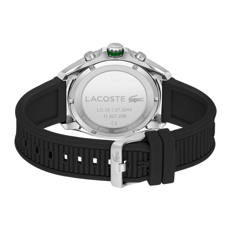 Lacoste 2011152 44 mm Siyah Erkek Kol Saati