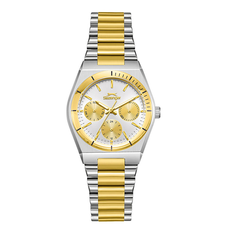 Slazenger SL.09.2467.4.03 Quartz Çelik Altın/Gri 34 mm Kadın Kol Saati