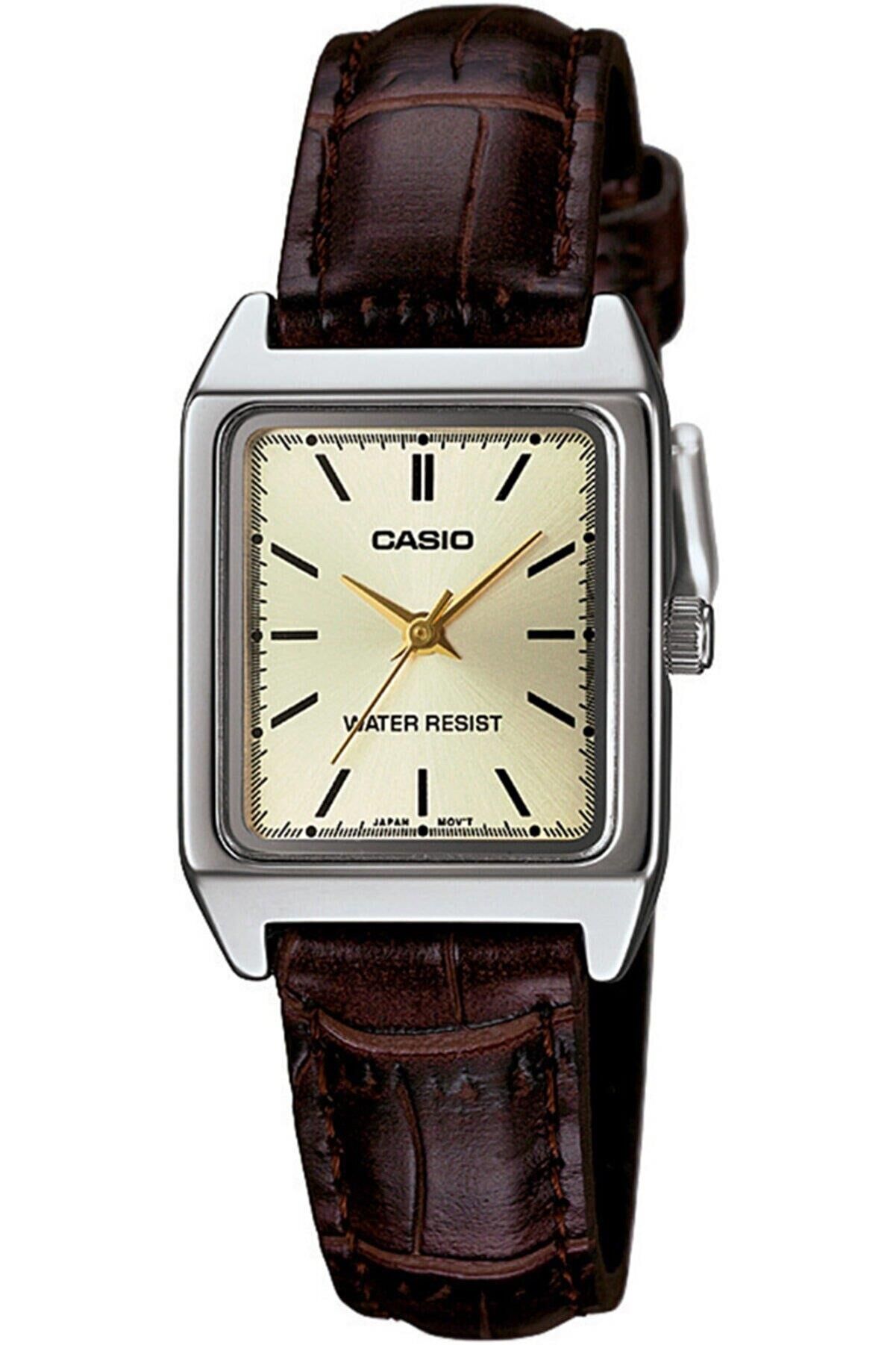 Casio LTP-V007L-9EUDF Quartz Deri Kahverengi 32 mm Kadın Kol Saati