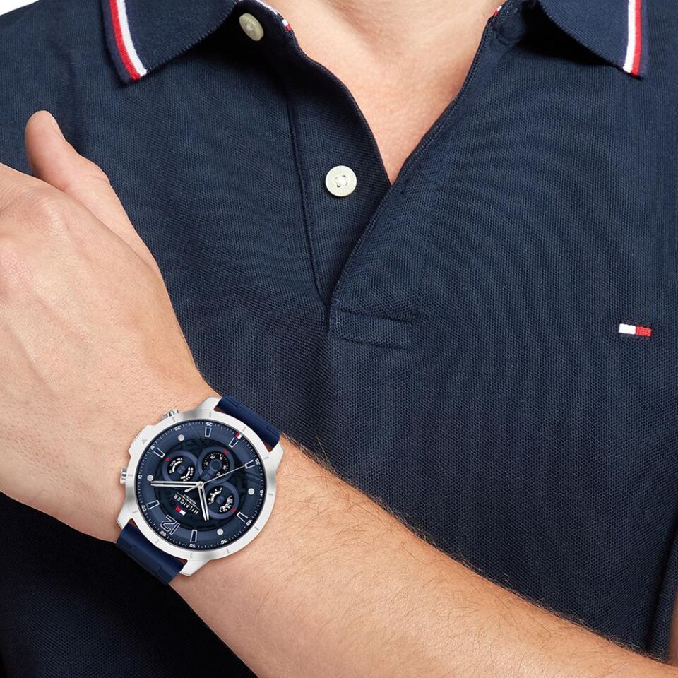 Tommy Hilfiger TH1710489 50 mm Lacivert Erkek Kol Saati