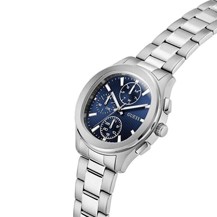 Guess GUGW1048G7 Quartz Çelik Gri Lacivert Kadran 40 mm Erkek Kol Saati