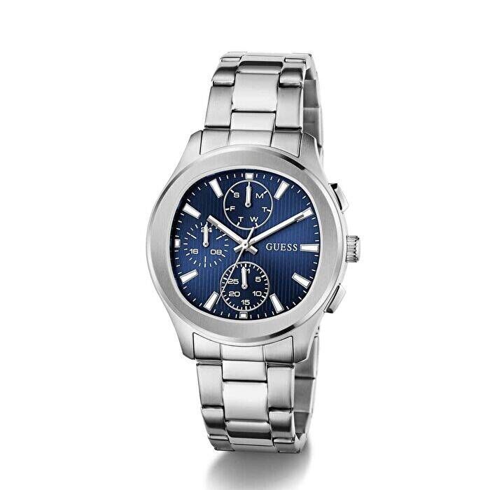 Guess GUGW1048G7 Quartz Çelik Gri Lacivert Kadran 40 mm Erkek Kol Saati