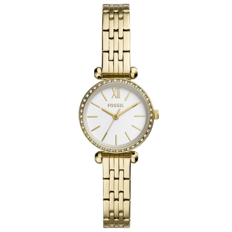 Fossil FBQ3503 Quartz Çelik Altın Rengi Beyaz Kadran 26 mm Kadın Kol Saati