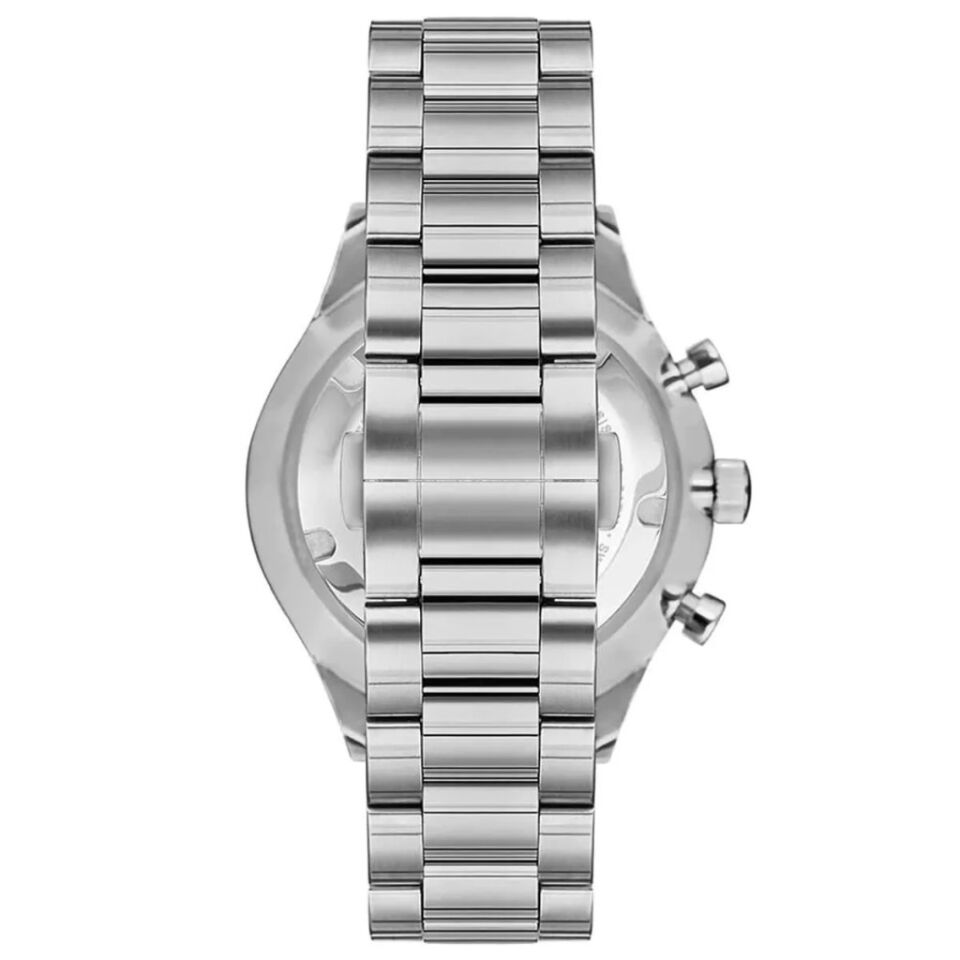 Jacques Philippe JPQGC0313X6N Swiss Made Quartz Çelik Gri Yeşil Kadran Safir 43 mm Erkek Kol Saati