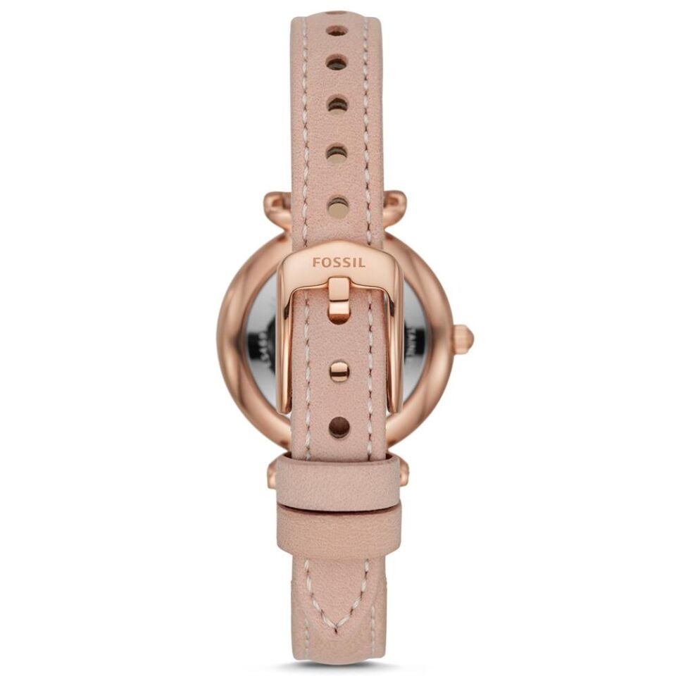 Fossil FES4699 Quartz Deri Pembe 28 mm Kadın Kol Saati