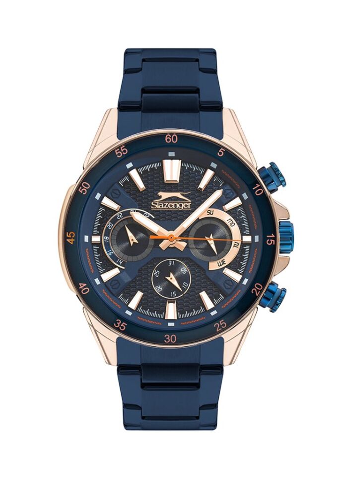 Slazenger SL.09.2126.2.05 Quartz Çelik Lacivert 44 mm Erkek Kol Saati