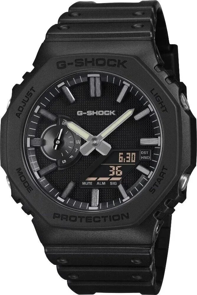 Casio GA-2100LXB-1ADR Silikon Siyah 20 ATM 45 mm Erkek Kol Saati