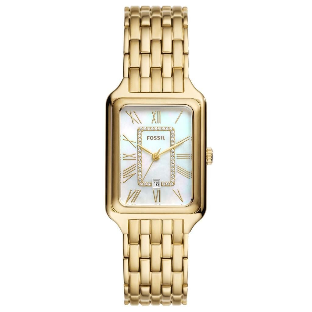 Fossil FES5304 Quartz Çelik Altın Rengi Sedef Kadran 26 mm Kadın Kol Saati